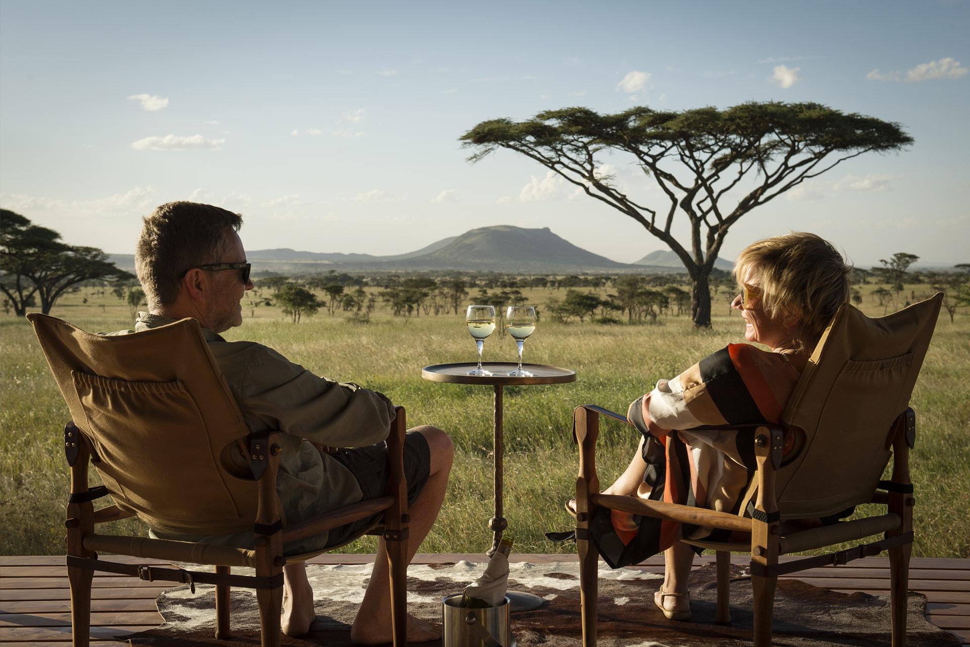 Each tent includes a private verandah Wildlife migrates daily through the camp and it is possible to game view and bird watching from the verandah of your tent