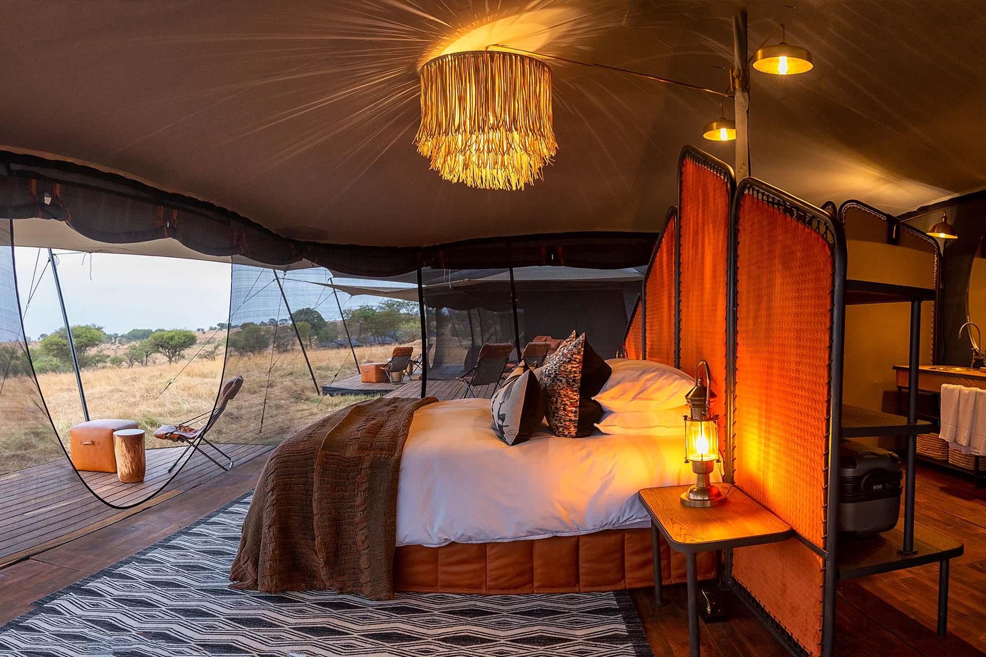 Siringit Migration Camp is one of the first mobile camps to combine 5-star luxury with the mobile camping experience Siringit Migration Camp is one of the first mobile camps to combine 5-star luxury with the mobile camping experience